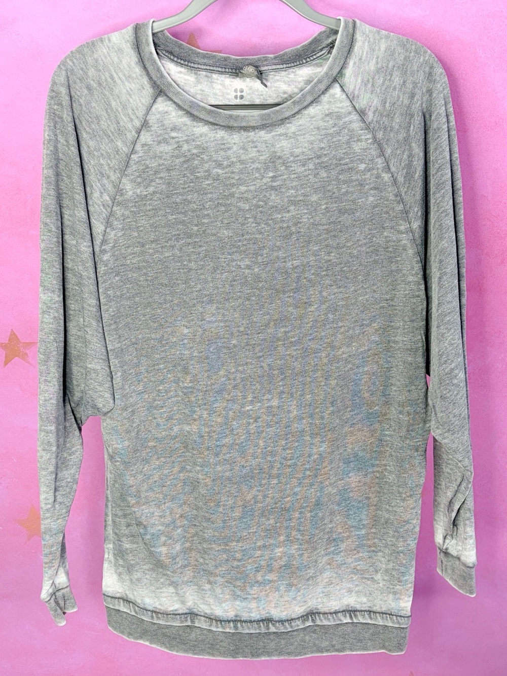 Sweaty Betty Sweatshirt Woman’s Size Medium Gray Lightweight Athletic Gym